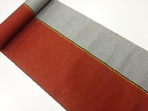 アンティーク　縞織出し八寸帯地反物